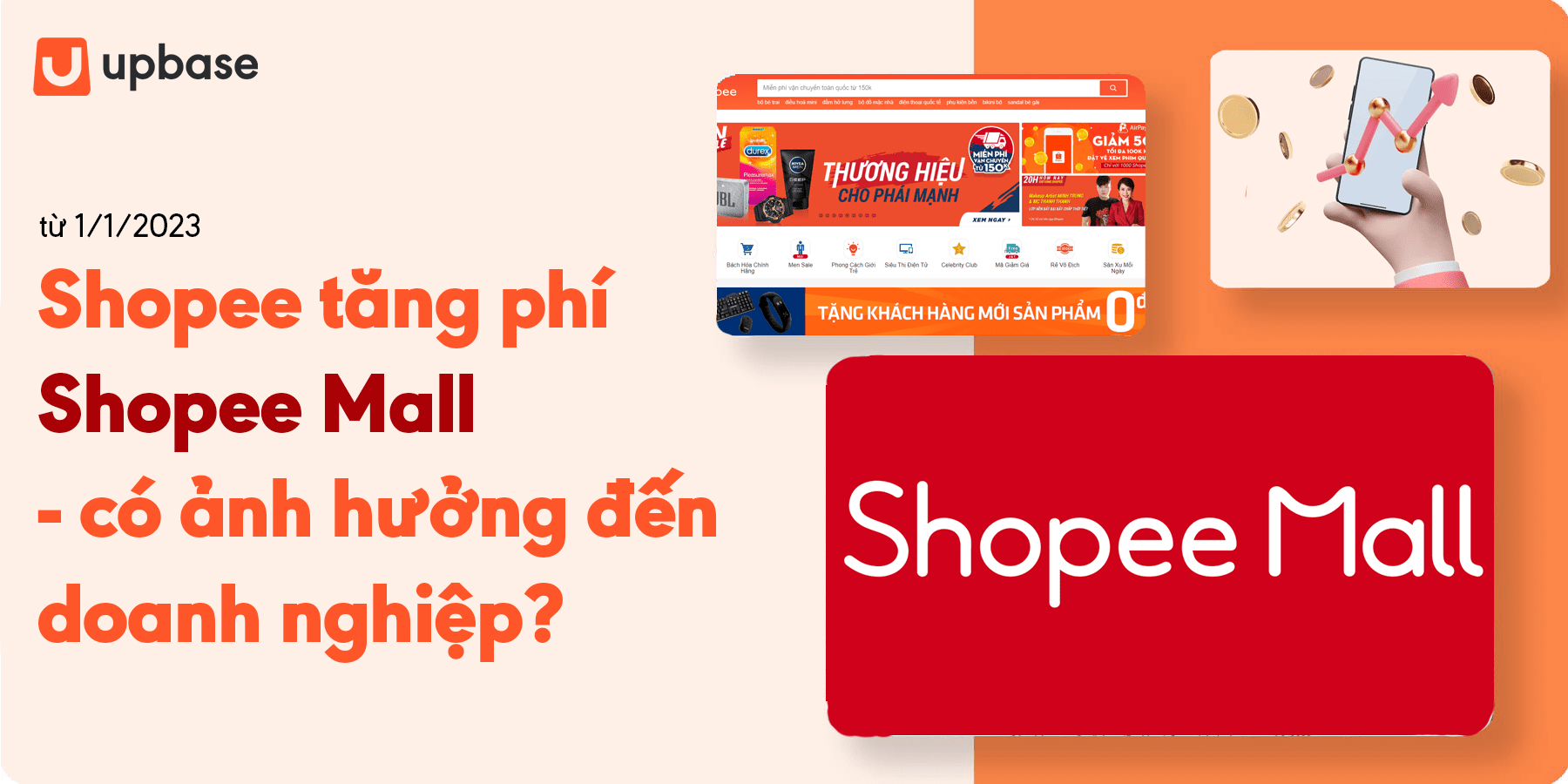 Shopee tăng phí Shopee Mall, có ảnh hưởng đến Doanh nghiệp?