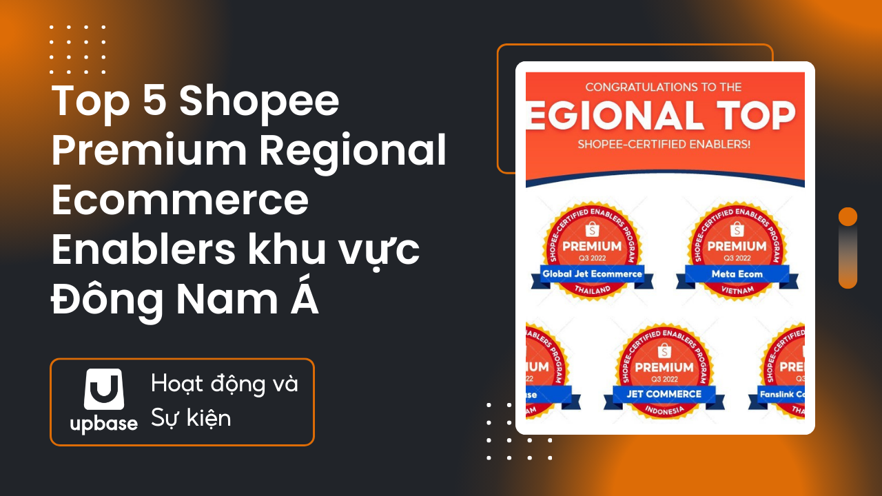 Top 5 Shopee Premium Regional Ecommerce Enablers khu vực Đông Nam Á