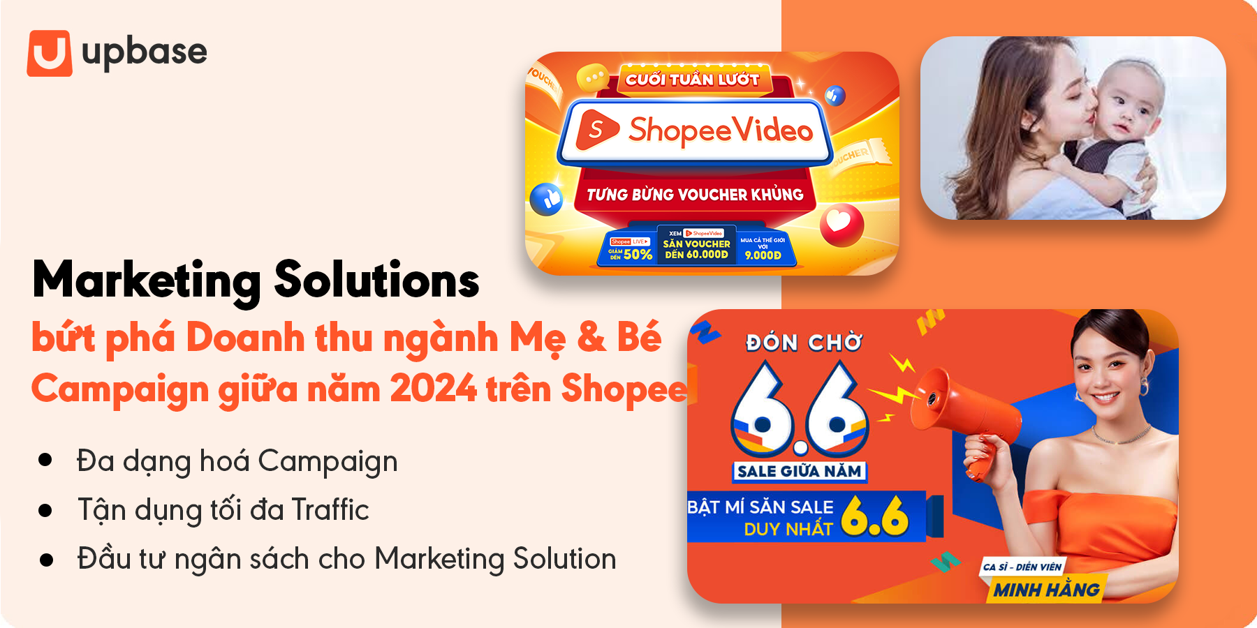Giải pháp Marketing Solutions bứt phá Doanh thu ngành Mẹ & Bé cho Campaign giữa năm 2024 trên Shopee